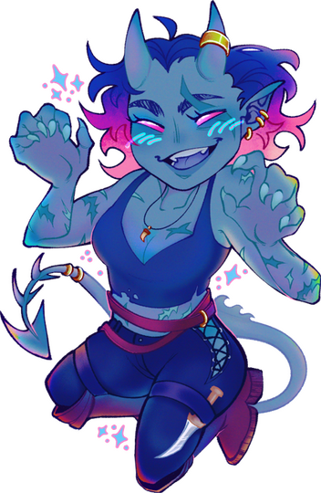 character belongs to @cryptiduck